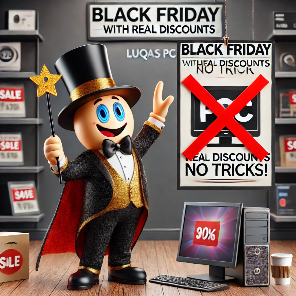 Black Friday la LUQAS PC: Reduceri Reale și Oferte Autentice!