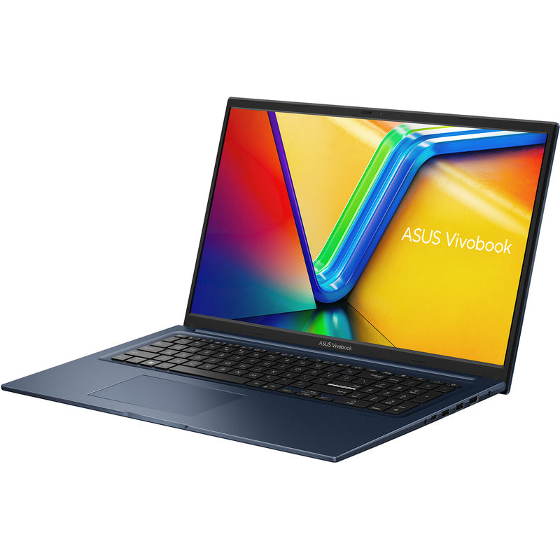 Laptop ASUS 17.3'' Vivobook 17 X1704VA, FHD, Procesor Intel® Core™ i5-1335U (12M Cache, up to 4.60 GHz), 16GB DDR4, 1TB SSD, Intel Iris Xe, Quiet Blue  windows 11 pro