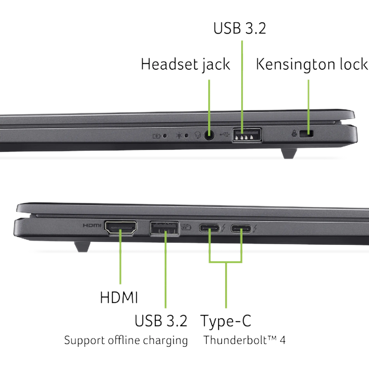 Laptop Acer Aspire 18 AI – 18” WUXGA IPS 120Hz, Intel Core Ultra 7 355, 16GB RAM, SSD 2TB, Windows 11 Pro – Ideal pentru Contabilitate și Business
