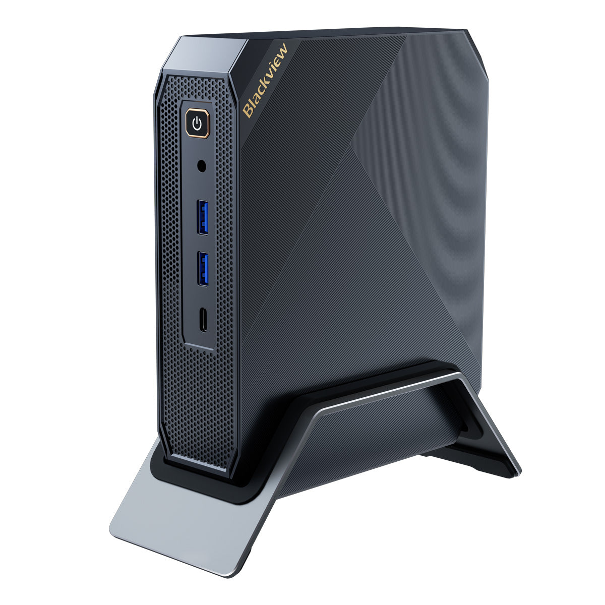 Mini PC Blackview MP200 Negru, Intel 11th Gen I5-11400H, pana la 4.5GHz, 16GB DDR4, 512GB SSD, Windows 11 Pro, Wifi 6, 4K, DH PC
