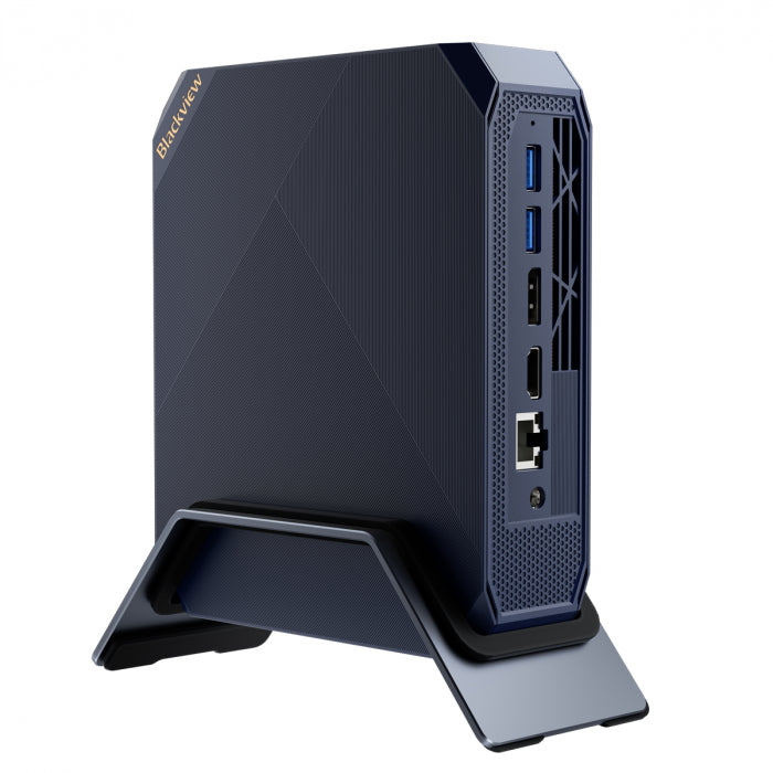 Mini PC Blackview MP200 Negru, Intel 11th Gen I5-11400H, pana la 4.5GHz, 16GB DDR4, 512GB SSD, Windows 11 Pro, Wifi 6, 4K, DH PC