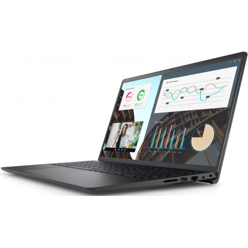 Laptop Dell Vostro 3530, Intel Core i5-1334U, 15.6inch, RAM 8GB, SSD 512GB, Intel Iris Xe Graphics, Linux, Carbon Black