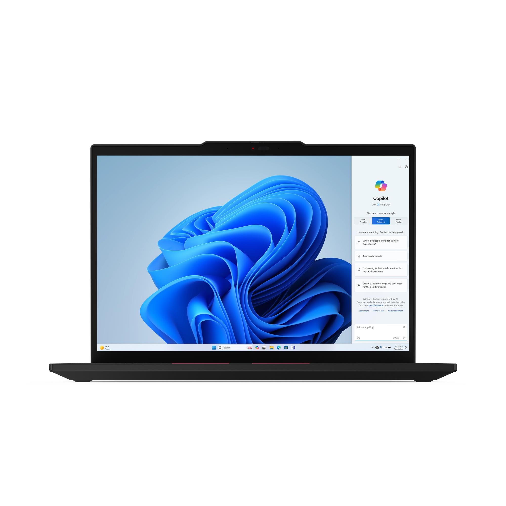 Laptop ThinkPad T14 Gen 5 cu procesor Intel Core™ Ultra 7 155U