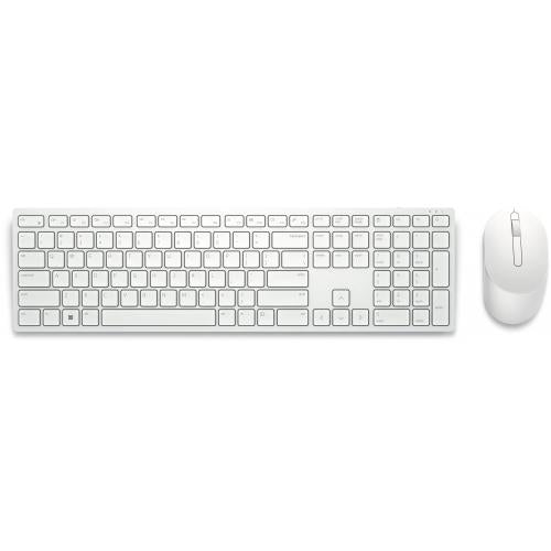 Kit Wireless Dell Pro KM5221W - Tastatura, USB, White + Mouse Optic, USB, White