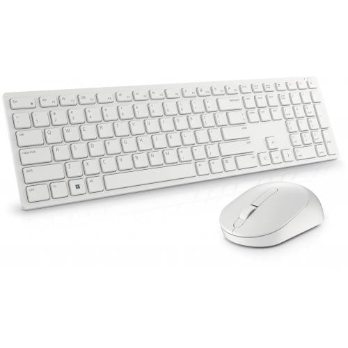 Kit Wireless Dell Pro KM5221W - Tastatura, USB, White + Mouse Optic, USB, White