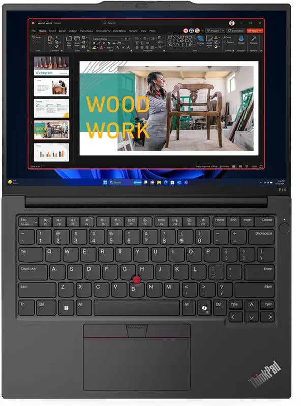 Laptop Business Lenovo ThinkPad E14 Gen 7, cu procesor Intel Core Ultra 7 255H, 14'' IPS, 16 GB DDR5, 1 TB SSD, Intel Arc 140T, Fr OS