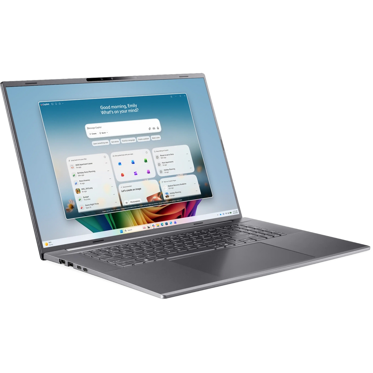 Laptop Acer Aspire 18 AI – 18” WUXGA IPS 120Hz, Intel Core Ultra 7 355, 16GB RAM, SSD 2TB, Windows 11 Pro – Ideal pentru Contabilitate și Business