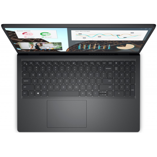 Laptop Dell Vostro 3530, Intel Core i5-1334U, 15.6inch, RAM 8GB, SSD 512GB, Intel Iris Xe Graphics, Linux, Carbon Black