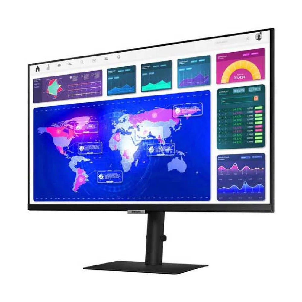 Samsung LS27A60PUUUXEN – Monitor LED IPS 27", QHD, 75Hz, USB-C, Negru