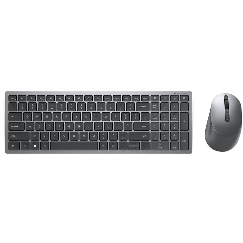 Tastatura Dell Multi-Device Wireless Keyboard and Mouse Combo KM7120W US Titan